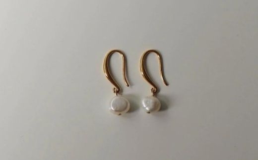 【LENERAオリジナルピアス】pearl hook pierce 【079003】